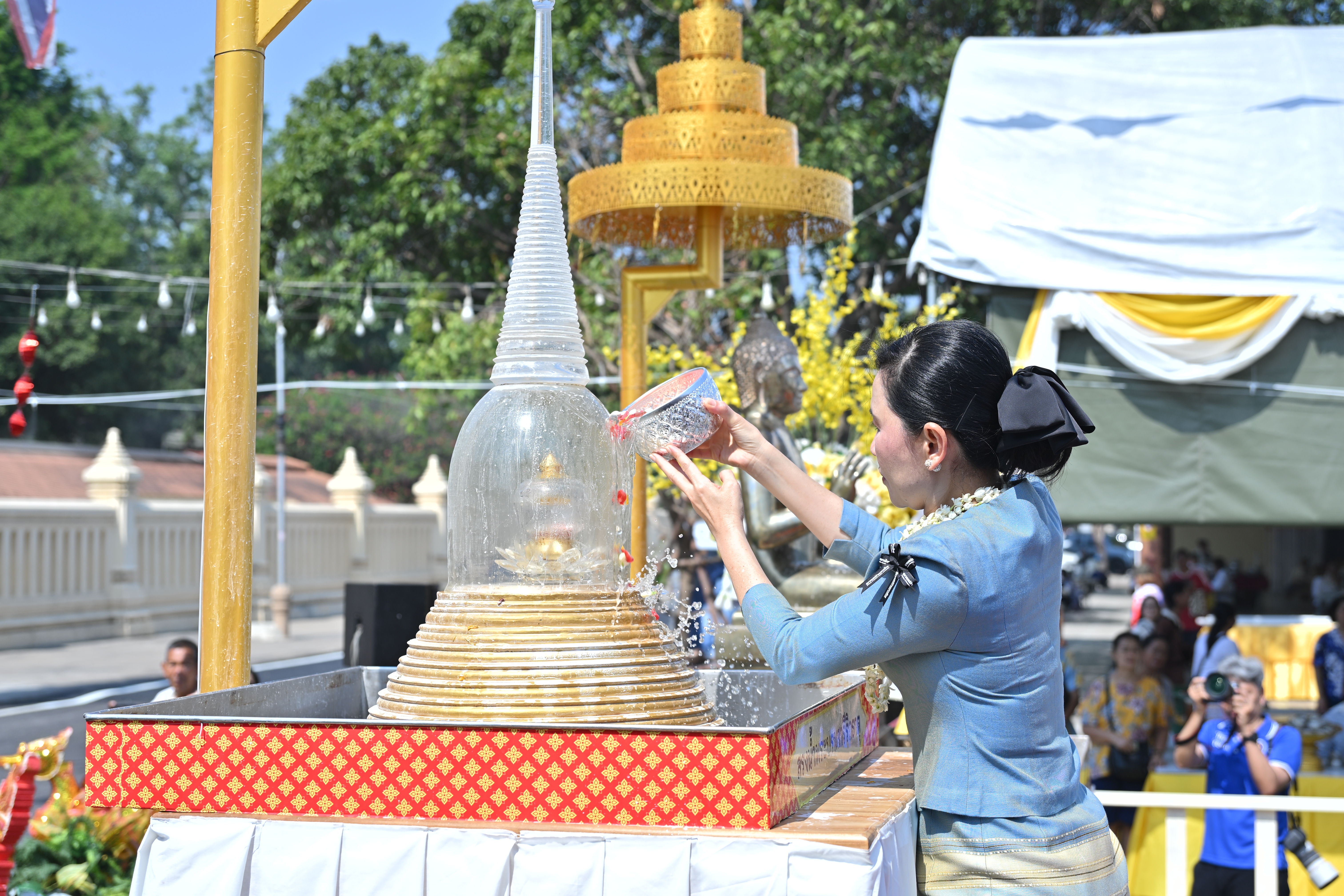 title - ส.ป.ก.นครปฐม ร่วมพิธีเปิดงานประเพณีสงกรานต์ ประจำปี 2569